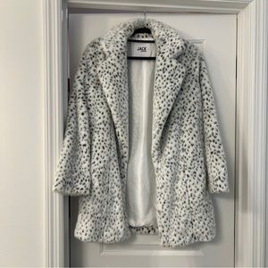 Animal print coat